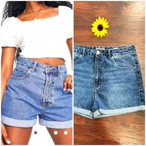 NWT Refuge Jeans Shorts MOM HIGH RISE